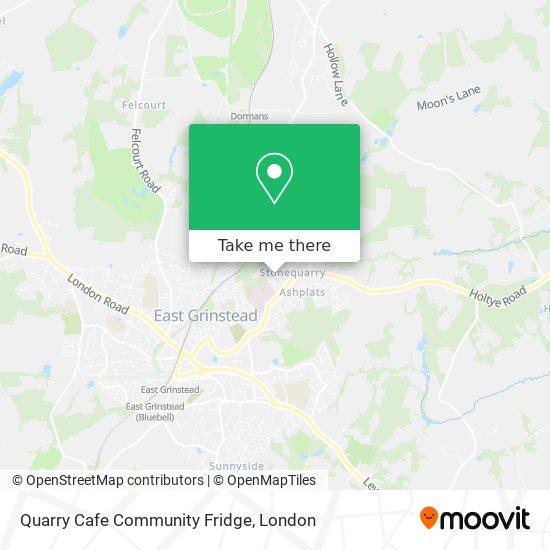 Quarry Cafe Community Fridge map
