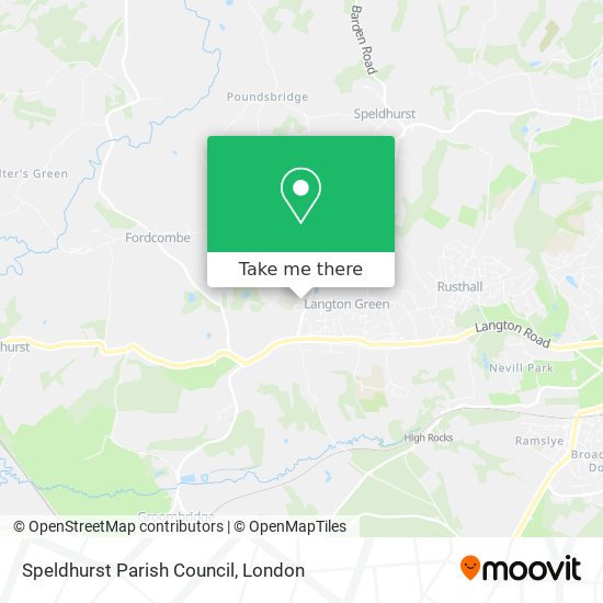 Speldhurst Parish Council map