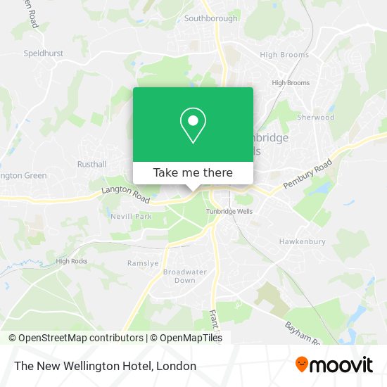 The New Wellington Hotel map