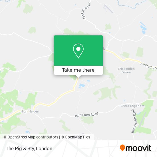 The Pig & Sty map
