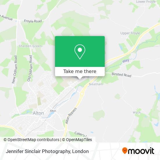 Jennifer Sinclair Photography map