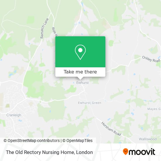 The Old Rectory Nursing Home map