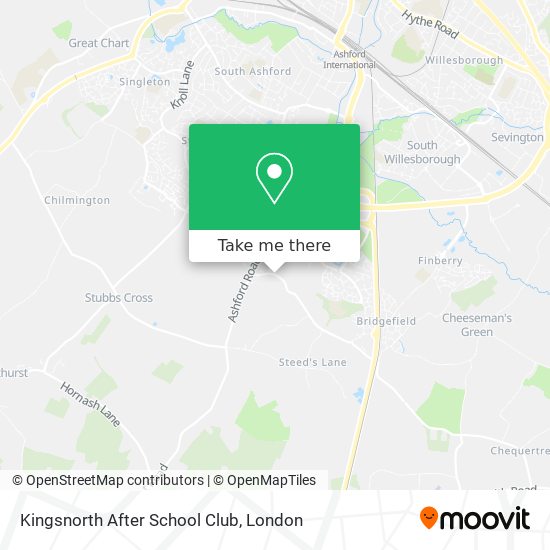Kingsnorth After School Club map