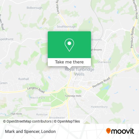 Mark and Spencer map