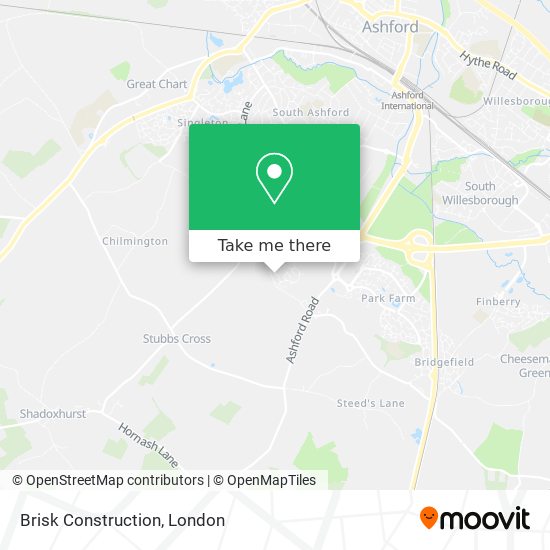 Brisk Construction map