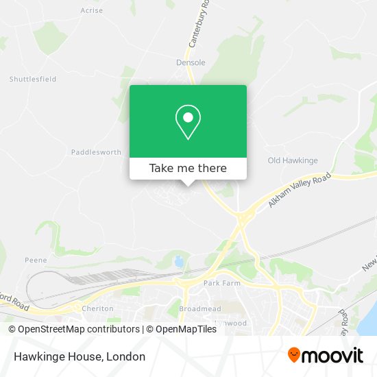 Hawkinge House map