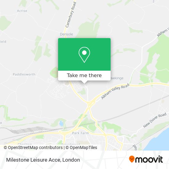 Milestone Leisure Acce map