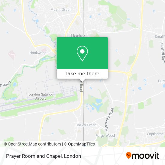 Prayer Room and Chapel map