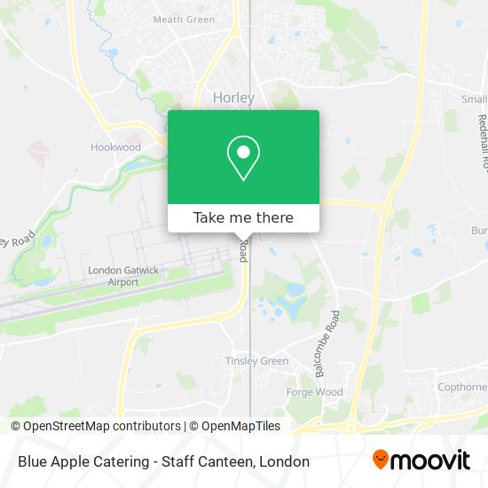 Blue Apple Catering - Staff Canteen map