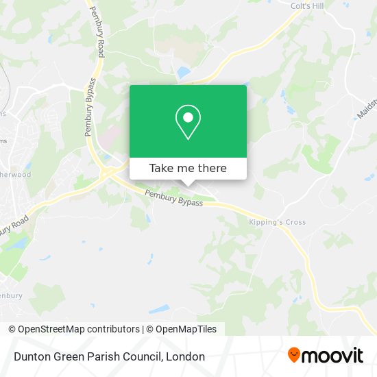 Dunton Green Parish Council map
