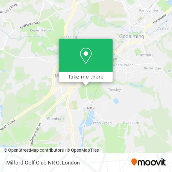 Milford Golf Club NR G map