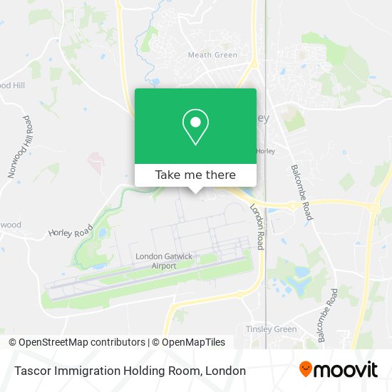 Tascor Immigration Holding Room map