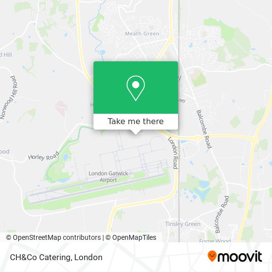 CH&Co Catering map