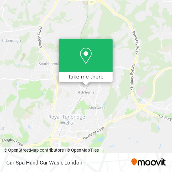Car Spa Hand Car Wash map