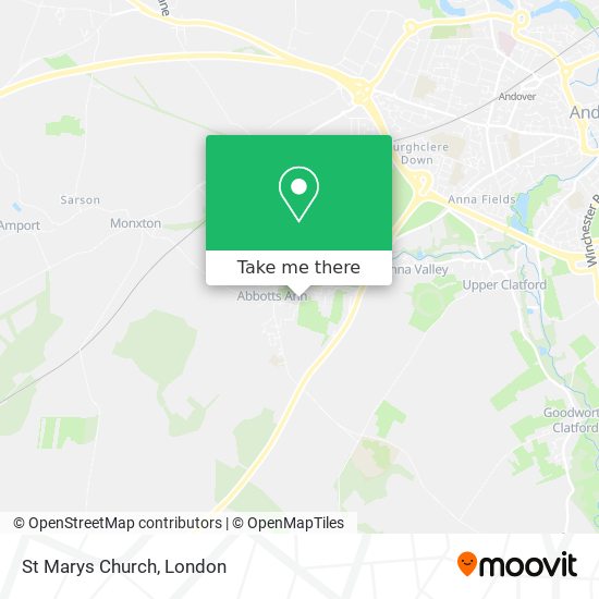 St Marys Church map