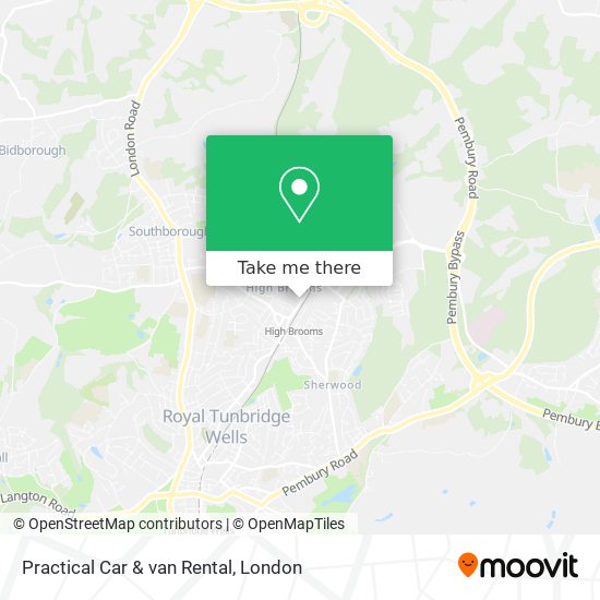 Practical Car & van Rental map