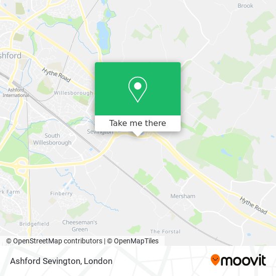 Ashford Sevington map