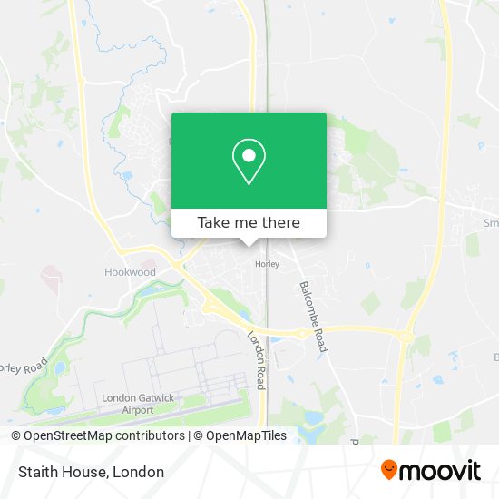 Staith House map