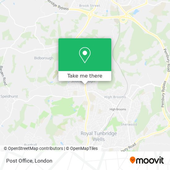 Post Office map