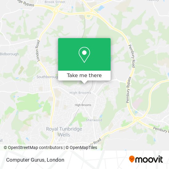 Computer Gurus map