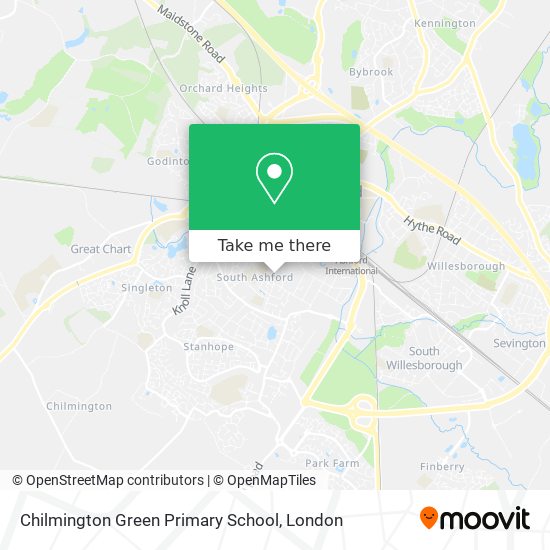 Chilmington Green Primary School map