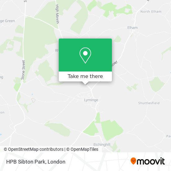 HPB Sibton Park map