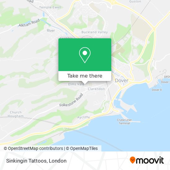 Sinkingin Tattoos map