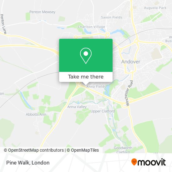 Pine Walk map