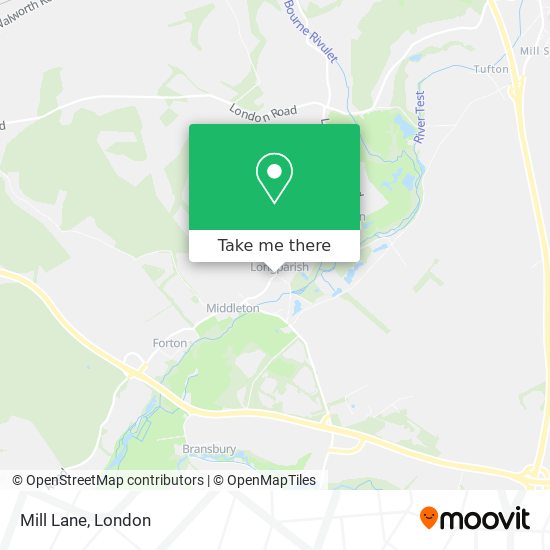 Mill Lane map