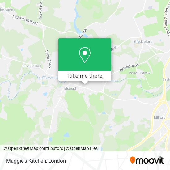 Maggie's Kitchen map