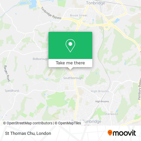 St Thomas Chu map