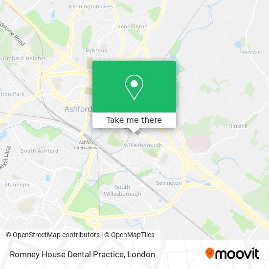 Romney House Dental Practice map