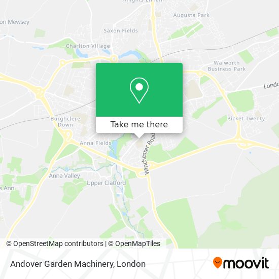 Andover Garden Machinery map