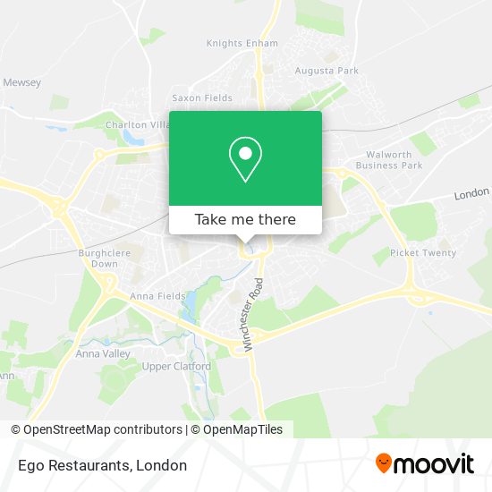 Ego Restaurants map