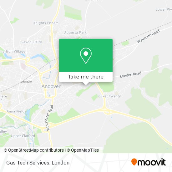 Gas Tech Services map