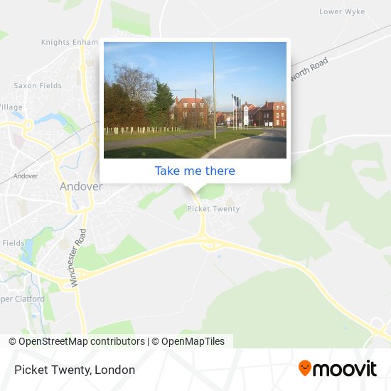 Picket Twenty map