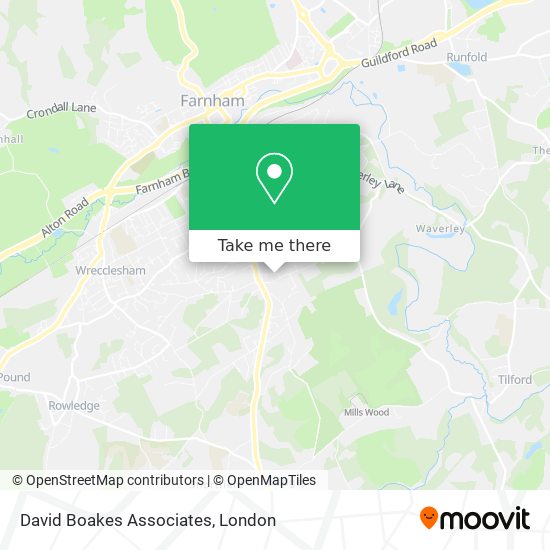 David Boakes Associates map