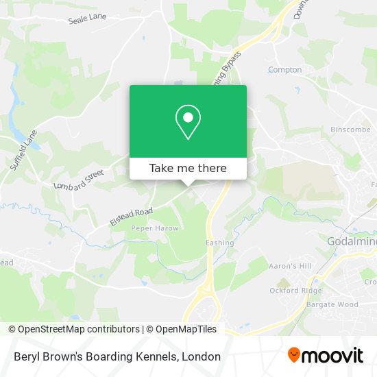 Beryl Brown's Boarding Kennels map