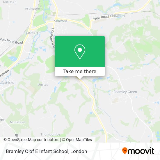 Bramley C of E Infant School map