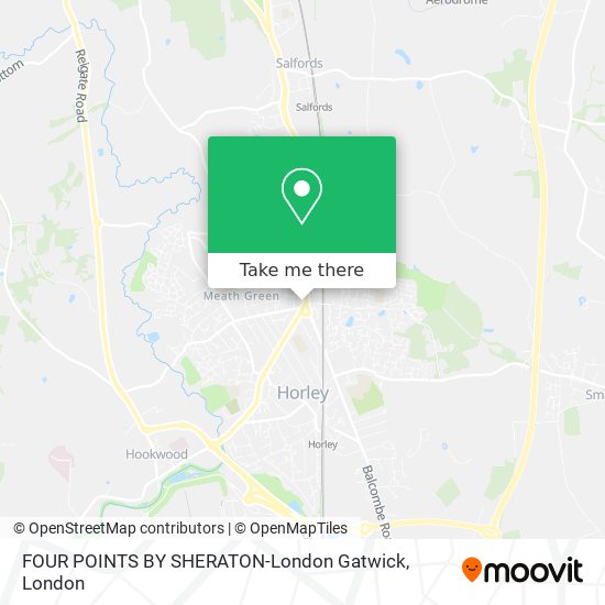 FOUR POINTS BY SHERATON-London Gatwick map