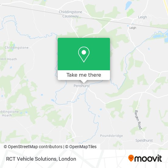 RCT Vehicle Solutions map