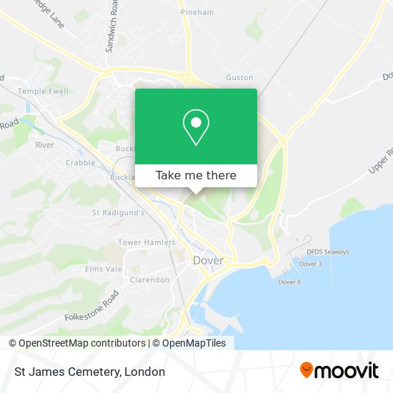 St James Cemetery map