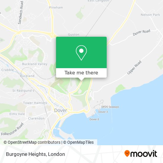 Burgoyne Heights map