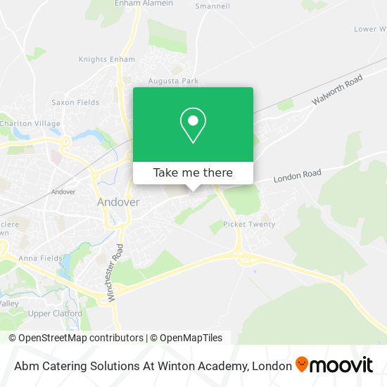 Abm Catering Solutions At Winton Academy map