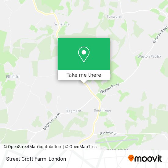 Street Croft Farm map