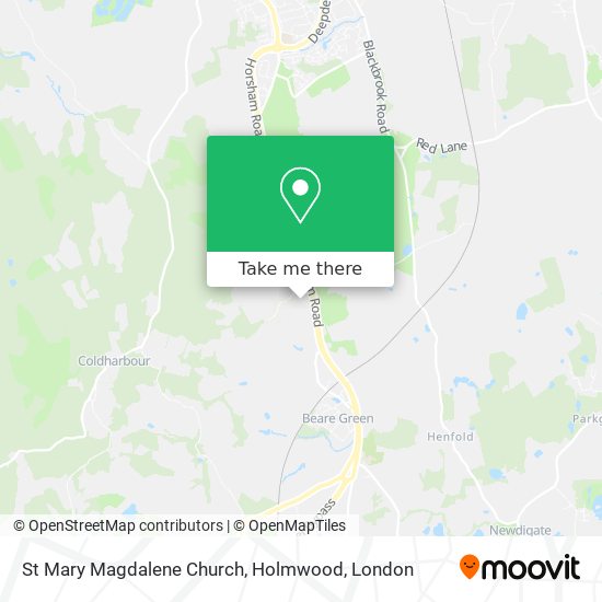 St Mary Magdalene Church, Holmwood map