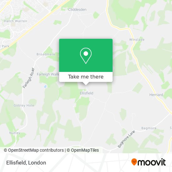 Ellisfield map