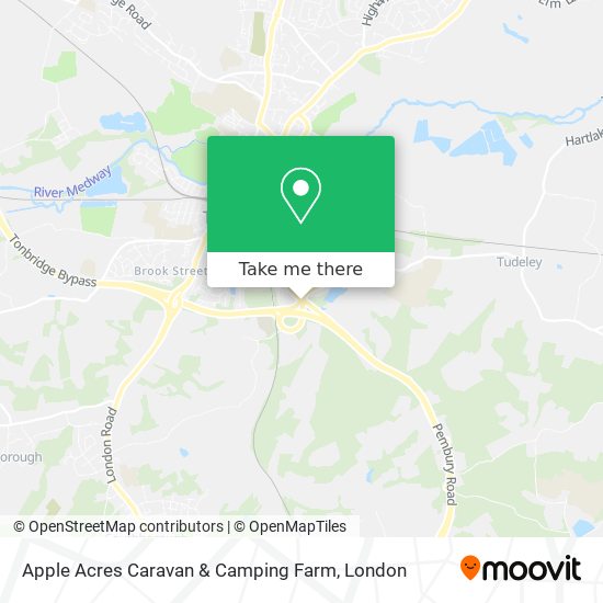 Apple Acres Caravan & Camping Farm map