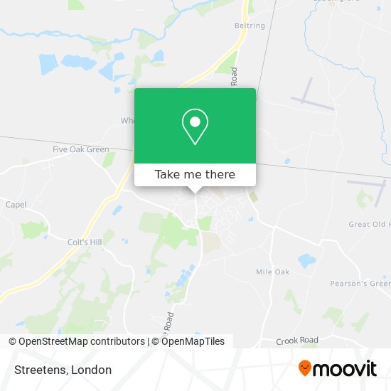 Streetens map