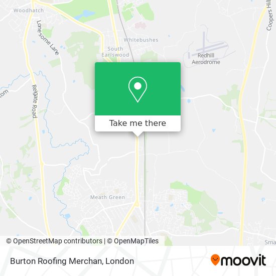 Burton Roofing Merchan map